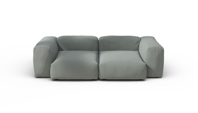 vetsak | Sofa Set 02 Medium - Breeze - Sage | Modulares Sofa | 2.5 Sitzer | Big Sofa