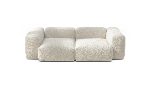 vetsak | Sofa Set 02 Medium - Doodle - Creme | Modulares Sofa | 2.5 Sitzer | Big Sofa