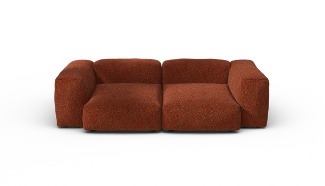 vetsak | Sofa Set 02 Medium - Nub - Sienna | Modulares Sofa | 2.5 Sitzer | Big Sofa