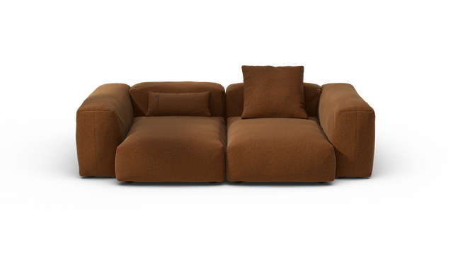 vetsak | Sofa Set 02 Medium - Pebble - Sundried | Modulares Sofa | 2.5 Sitzer | Big Sofa