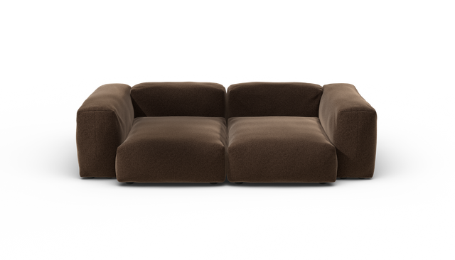 vetsak | Sofa Set 02 Medium - Pebble - Umber | Modulares Sofa | 2.5 Sitzer | Big Sofa