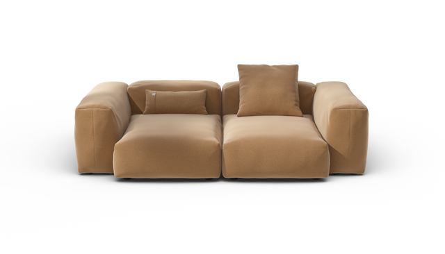 vetsak | Sofa Set 02 Medium - Pique - Wheat | Modulares Sofa | 2.5 Sitzer | Big Sofa