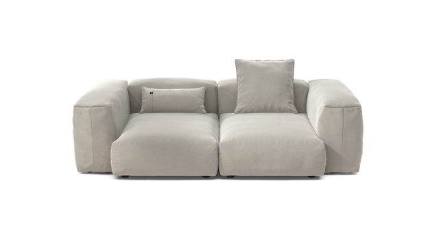 vetsak | Sofa Set 02 Medium - Suave - Clay | Modulares Sofa | 2.5 Sitzer | Big Sofa