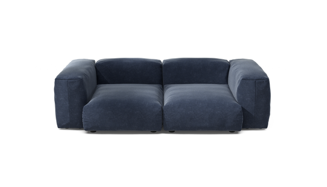vetsak | Sofa Set 02 Medium - Suave - Navy | Modular Sofa | 2.5 Seater | Big Sofa