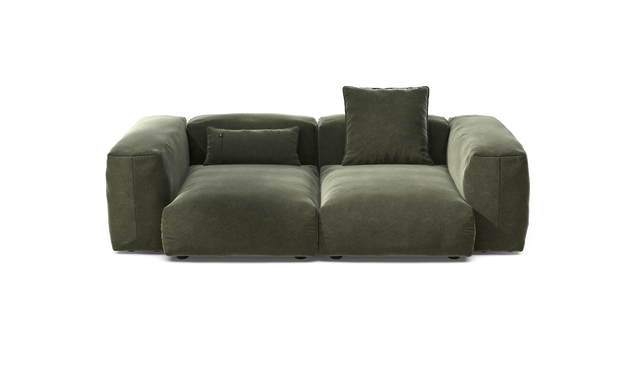 vetsak | Sofa Set 02 Medium - Suave - Pine | Modulares Sofa | 2.5 Sitzer | Big Sofa