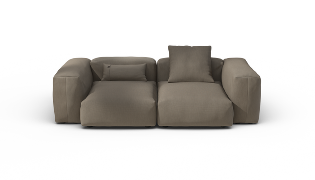 vetsak | Sofa Set 02 Medium - Terrain - Driftwood | Modulares Sofa | 2.5 Sitzer | Big Sofa