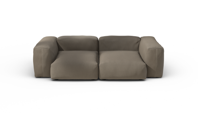 vetsak | Sofa Set 02 Medium - Terrain - Driftwood | Modulares Sofa | 2.5 Sitzer | Big Sofa