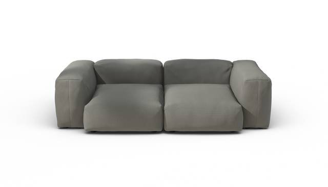 vetsak | Sofa Set 02 Medium - Terrain - Flint | Modulares Sofa | 2.5 Sitzer | Big Sofa