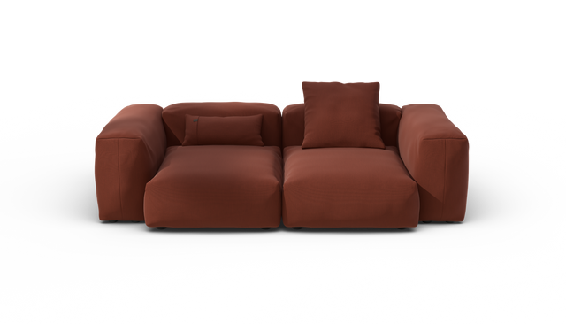 vetsak | Sofa Set 02 Medium - Terrain - Saffron | Modulares Sofa | 2.5 Sitzer | Big Sofa