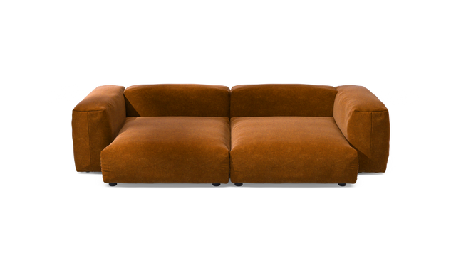 vetsak | Sofa Set 02 XLarge - Suave - Honey | Modulares Sofa | 3.5 Sitzer | Big Sofa