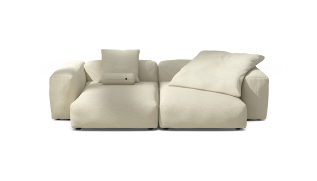 vetsak | Sofa Set 02 XLarge - Loop Loop - Duna | Modulares Sofa | 3.5 Sitzer | Big Sofa