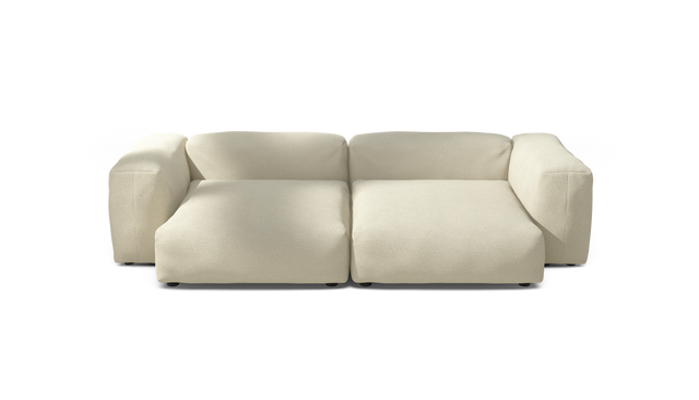 vetsak | Sofa Set 02 XLarge - Loop Loop - Duna | Modulares Sofa | 3.5 Sitzer | Big Sofa