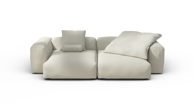 vetsak | Sofa Set 02 XLarge - Breeze - Ecru | Modulares Sofa | 3.5 Sitzer | Big Sofa