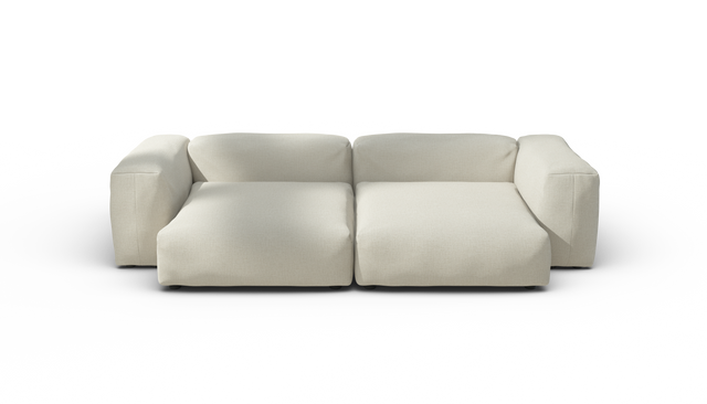 vetsak | Sofa Set 02 XLarge - Breeze - Ecru | Modulares Sofa | 3.5 Sitzer | Big Sofa