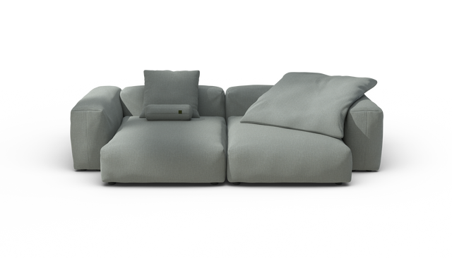 vetsak | Sofa Set 02 XLarge - Breeze - Sage | Modulares Sofa | 3.5 Sitzer | Big Sofa