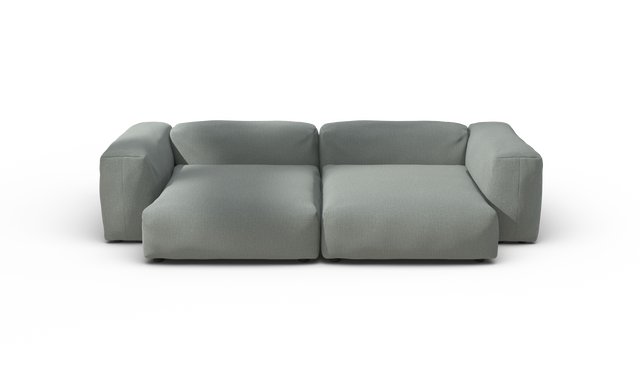 vetsak | Sofa Set 02 XLarge - Breeze - Sage | Modulares Sofa | 3.5 Sitzer | Big Sofa