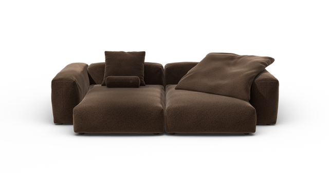 vetsak | Sofa Set 02 XLarge - Pebble - Umber | Modulares Sofa | 3.5 Sitzer | Big Sofa