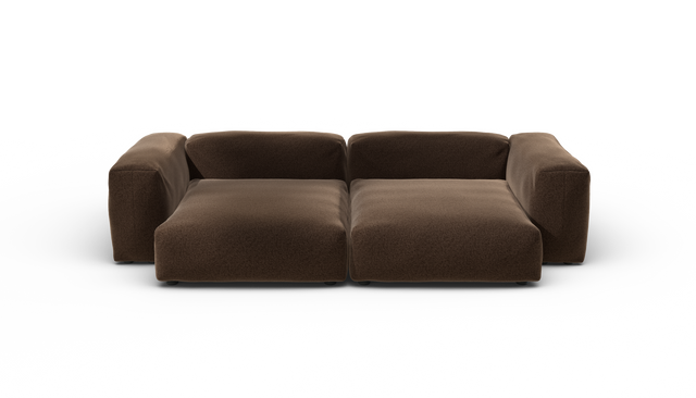 vetsak | Sofa Set 02 XLarge - Pebble - Umber | Modulares Sofa | 3.5 Sitzer | Big Sofa