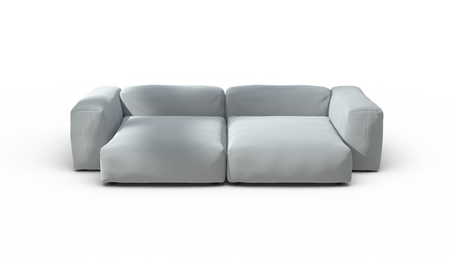 vetsak | Sofa Set 02 XLarge - Pique - Turquoise | Modulares Sofa | 3.5 Sitzer | Big Sofa