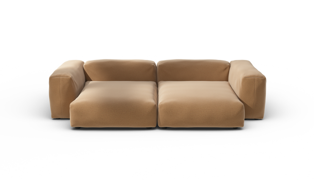 vetsak | Sofa Set 02 XLarge - Pique - Wheat | Modulares Sofa | 3.5 Sitzer | Big Sofa