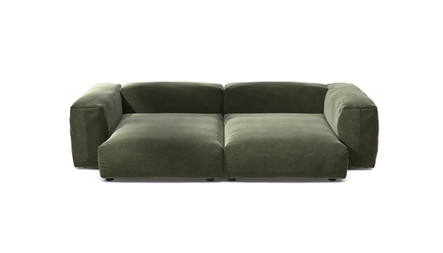 vetsak | Sofa Set 02 XLarge - Suave - Pine | Modulares Sofa | 3.5 Sitzer | Big Sofa