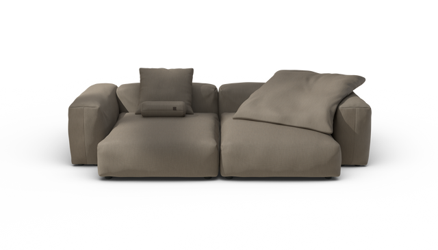 vetsak | Sofa Set 02 XLarge - Terrain - Driftwood | Modulares Sofa | 3.5 Sitzer | Big Sofa