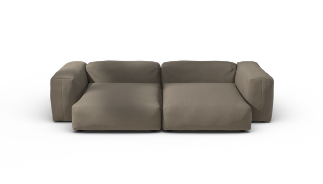 vetsak | Sofa Set 02 XLarge - Terrain - Driftwood | Modulares Sofa | 3.5 Sitzer | Big Sofa