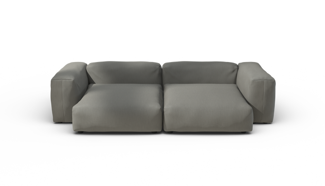 vetsak | Sofa Set 02 XLarge - Terrain - Flint | Modulares Sofa | 3.5 Sitzer | Big Sofa