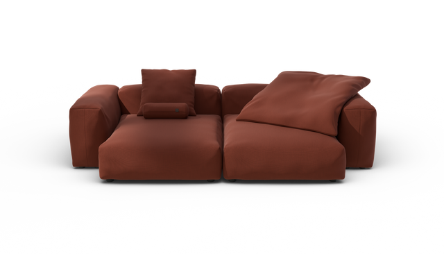 vetsak | Sofa Set 02 XLarge - Terrain - Saffron | Modulares Sofa | 3.5 Sitzer | Big Sofa