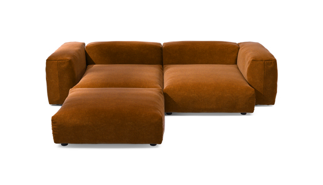 vetsak | Sofa Set 03 - Suave - Honey | Modulares Sofa | 3.5 Sitzer | Big Sofa | Ecksofa