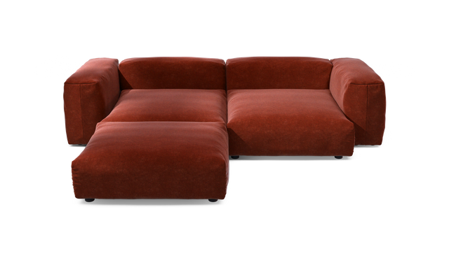 vetsak | Sofa Set 03 - Suave - Saffron | Modulares Sofa | 3.5 Sitzer | Big Sofa | Ecksofa