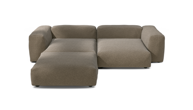 vetsak | Sofa Set 03 - Loop Loop - Taupe | Modulares Sofa | 3.5 Sitzer | Big Sofa | Ecksofa