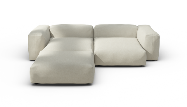 vetsak | Sofa Set 03 - Breeze - Ecru | Modulares Sofa | 3.5 Sitzer | Big Sofa | Ecksofa