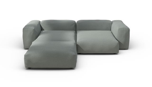 vetsak | Sofa Set 03 - Breeze - Sage | Modulares Sofa | 3.5 Sitzer | Big Sofa | Ecksofa