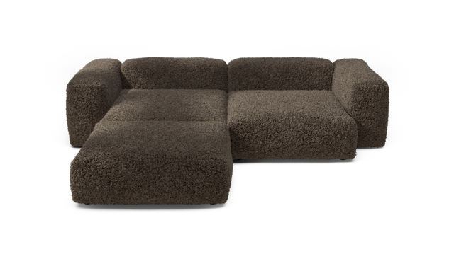 vetsak | Sofa Set 03 - Doodle - Cacao | Modulares Sofa | 3.5 Sitzer | Big Sofa | Ecksofa