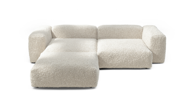 vetsak | Sofa Set 03 - Doodle - Creme | Modulares Sofa | 3.5 Sitzer | Big Sofa | Ecksofa