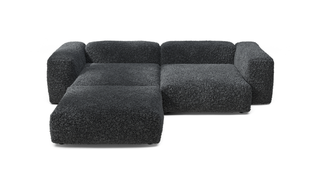 vetsak | Sofa Set 03 - Doodle - Dark Grey | Modulares Sofa | 3.5 Sitzer | Big Sofa | Ecksofa