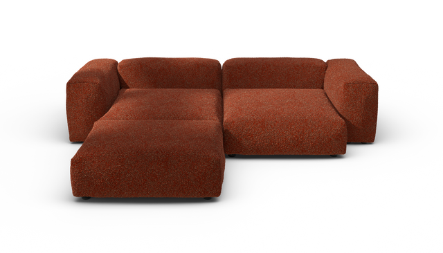 vetsak | Sofa Set 03 - Nub - Sienna | Modulares Sofa | 3.5 Sitzer | Big Sofa | Ecksofa