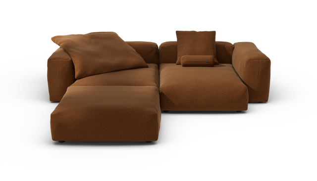 vetsak | Sofa Set 03 - Pebble - Sundried | Modulares Sofa | 3.5 Sitzer | Big Sofa | Ecksofa