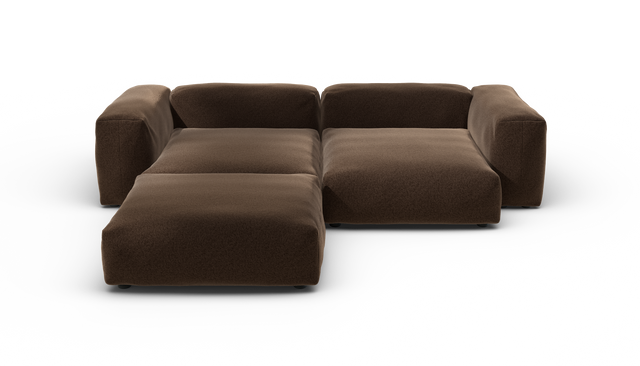 vetsak | Sofa Set 03 - Pebble - Umber | Modulares Sofa | 3.5 Sitzer | Big Sofa | Ecksofa