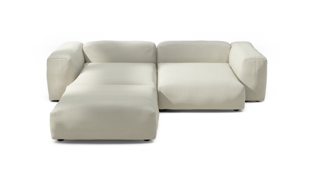 vetsak | Sofa Set 03 - Pique - Creme | Modulares Sofa | 3.5 Sitzer | Big Sofa | Ecksofa