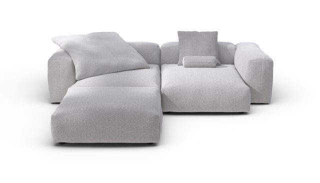 vetsak | Sofa Set 03 - Ridge - Dune | Modulares Sofa | 3.5 Sitzer | Big Sofa | Ecksofa