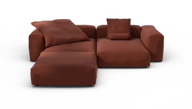 vetsak | Sofa Set 03 - Terrain - Saffron | Modulares Sofa | 3.5 Sitzer | Big Sofa | Ecksofa
