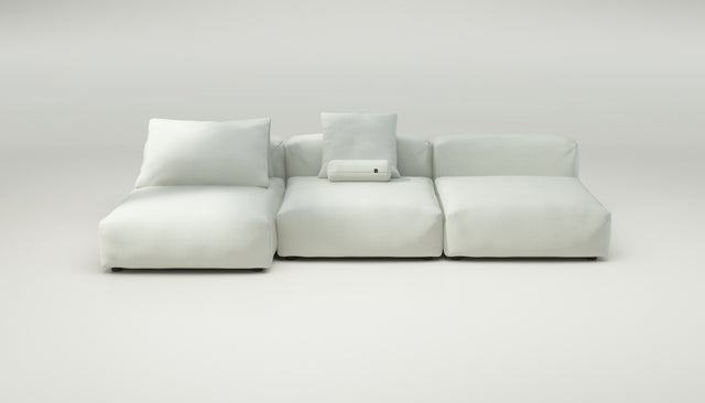 vetsak | Sofa Set 04 - herringbone - creme | Modulares Sofa | 5 Sitzer | Big Sofa