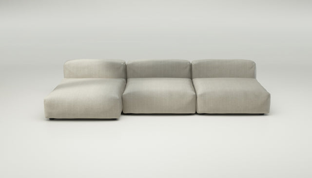 vetsak | Sofa Set 04 - herringbone - stone | Modulares Sofa | 5 Sitzer | Big Sofa