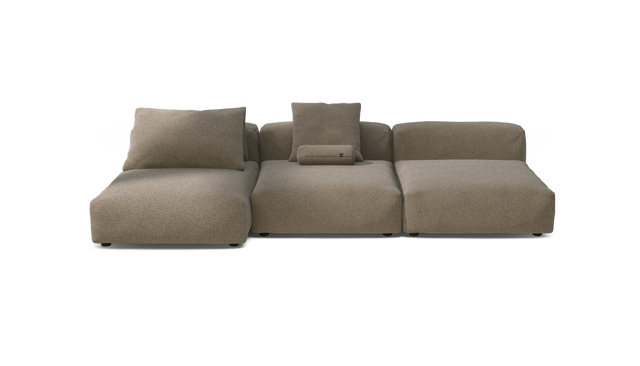 vetsak | Sofa Set 04 - Loop Loop - Taupe | Modulares Sofa | 5 Sitzer | Big Sofa
