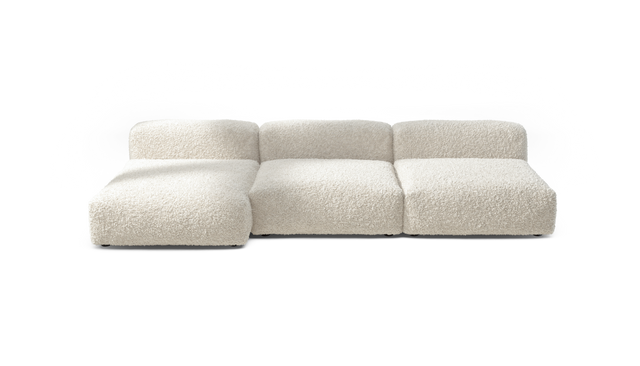 vetsak | Sofa Set 04 - Doodle - Creme | Modulares Sofa | 5 Sitzer | Big Sofa