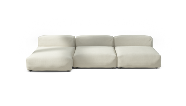 vetsak | Sofa Set 04 - Pique - Creme | Modulares Sofa | 5 Sitzer | Big Sofa