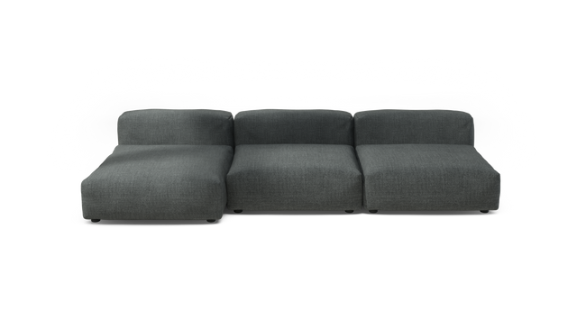 vetsak | Sofa Set 04 - Pique - Dark Grey | Modular Sofa | 5 Seater | Big Sofa