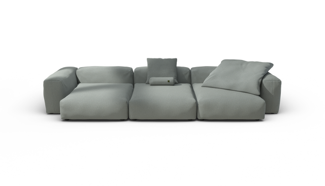 vetsak | Sofa Set 05 - Breeze - Sage | Modulares Sofa | 5 Sitzer | Big Sofa | Ecksofa